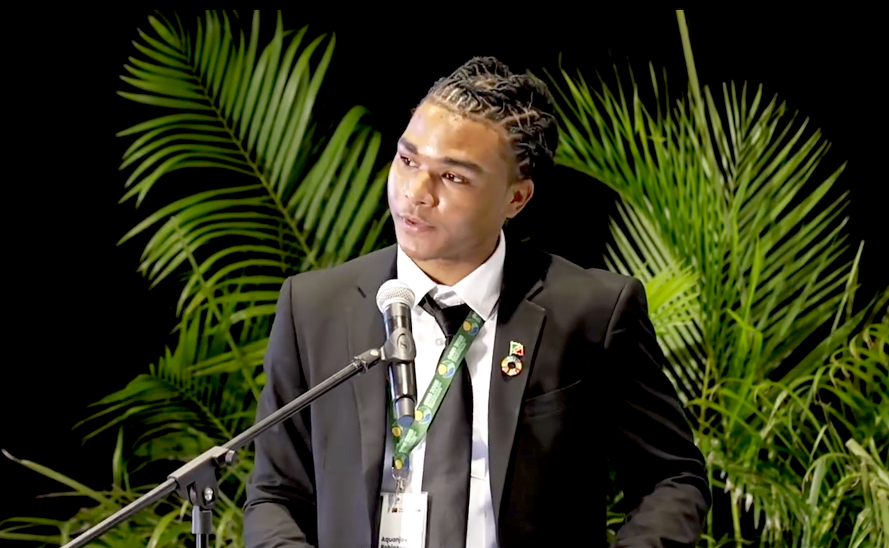 Aquanjé Robinson Urges Action at Global Sustainable Islands Summit